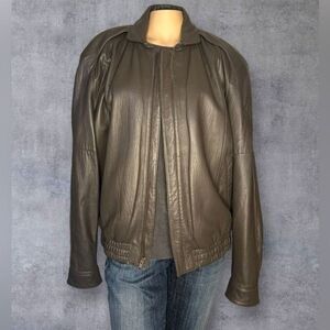 Saxony Leather Jacket - Size 42
